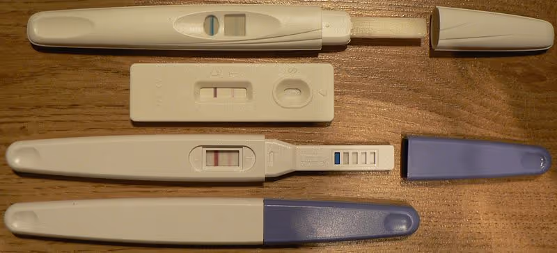 图 13 hCG 试验器具——验孕棒